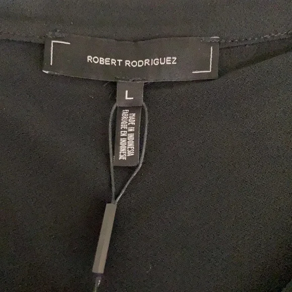 Robert Rodriguez June Dress in Smudge Black - LG - Picture 5 of 9